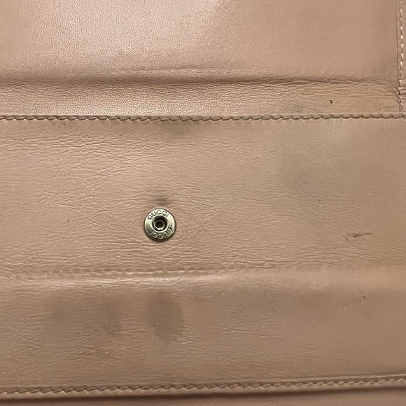 pre-loved Gucci Python Canvas GG Wallet - Picture 12 of 15